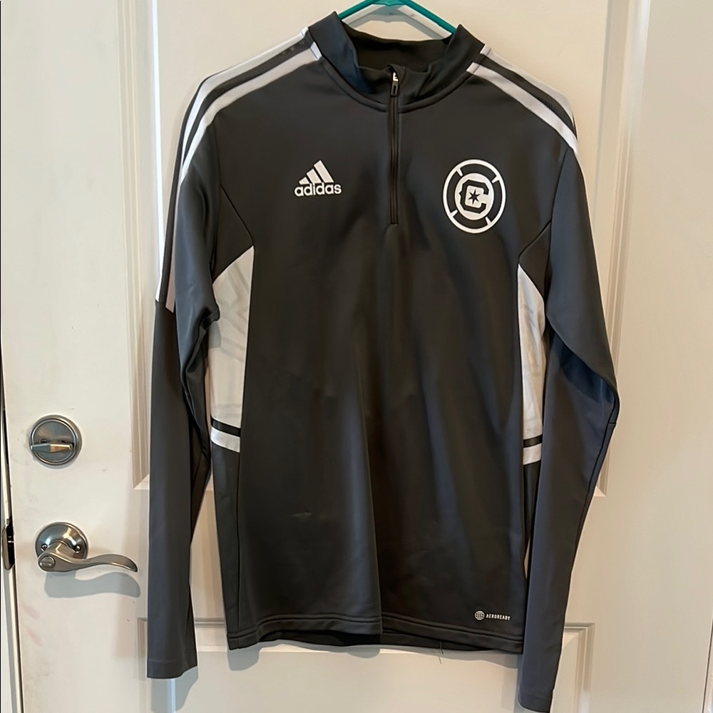 Adidas Aeroready Condivo 22 Soccer Training Chicago 🔥 Fire FC MLS Top Jacket S